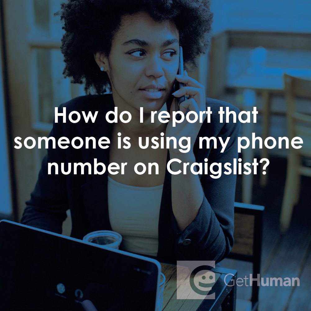 How Do I Report That Someone Is Using My Phone Number on Craigslist?