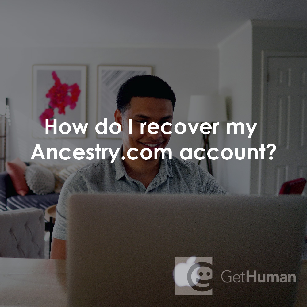 How Do I Recover My Ancestry.com Account?