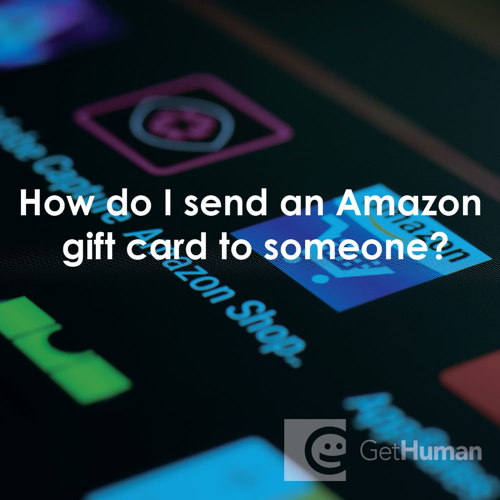 How Do I Send an Amazon Gift Card to Someone?
