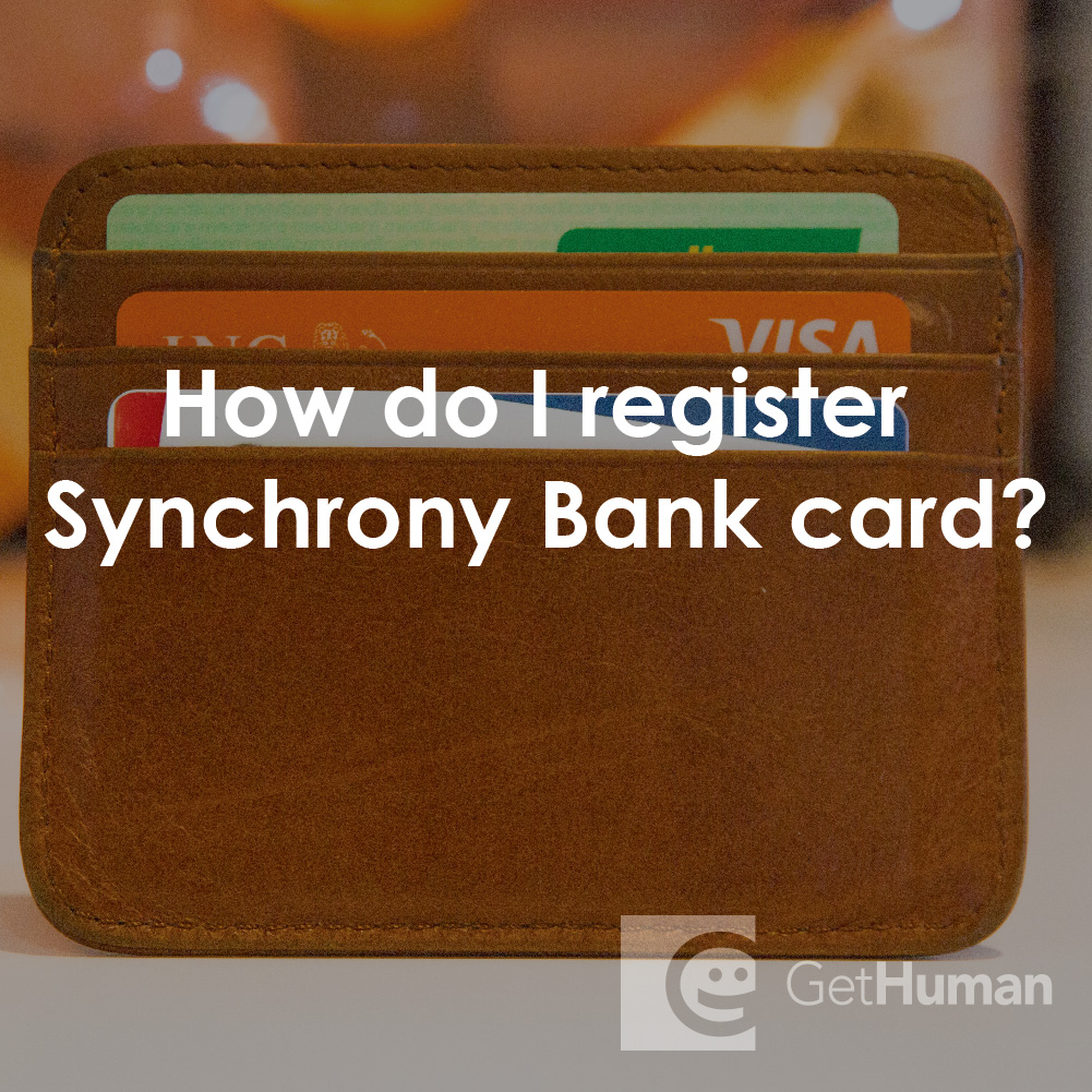 How Do I Register Synchrony Bank Card?