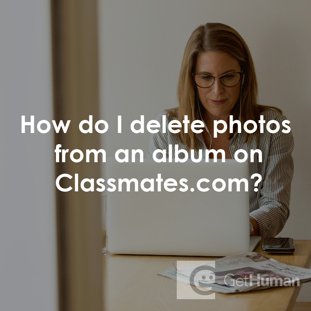 How Do I Delete Photos from an Album on Classmates.com?