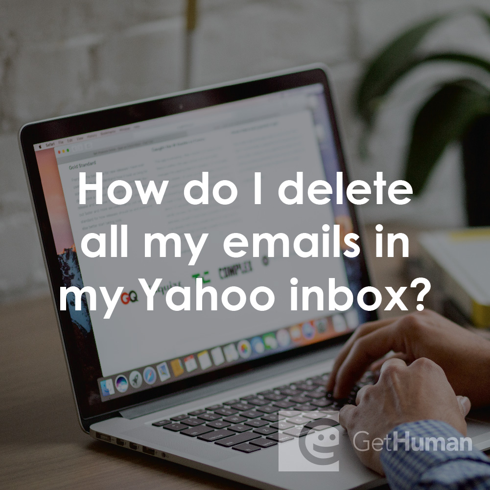 How Do I Delete All My Emails in My Yahoo Inbox?