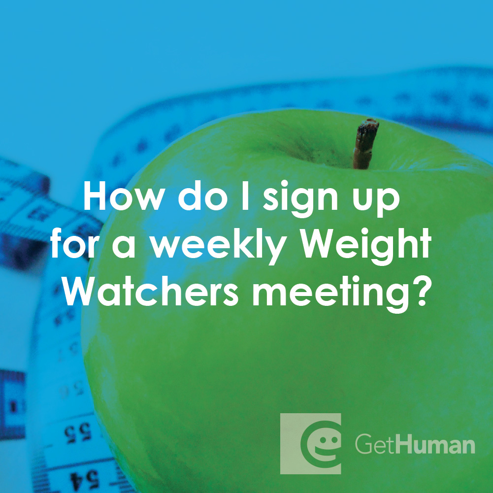 How Do I Sign Up for a Weekly Weight Watchers Meeting?