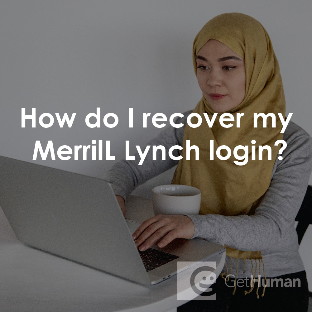 How Do I Recover My Merrill Lynch Login?