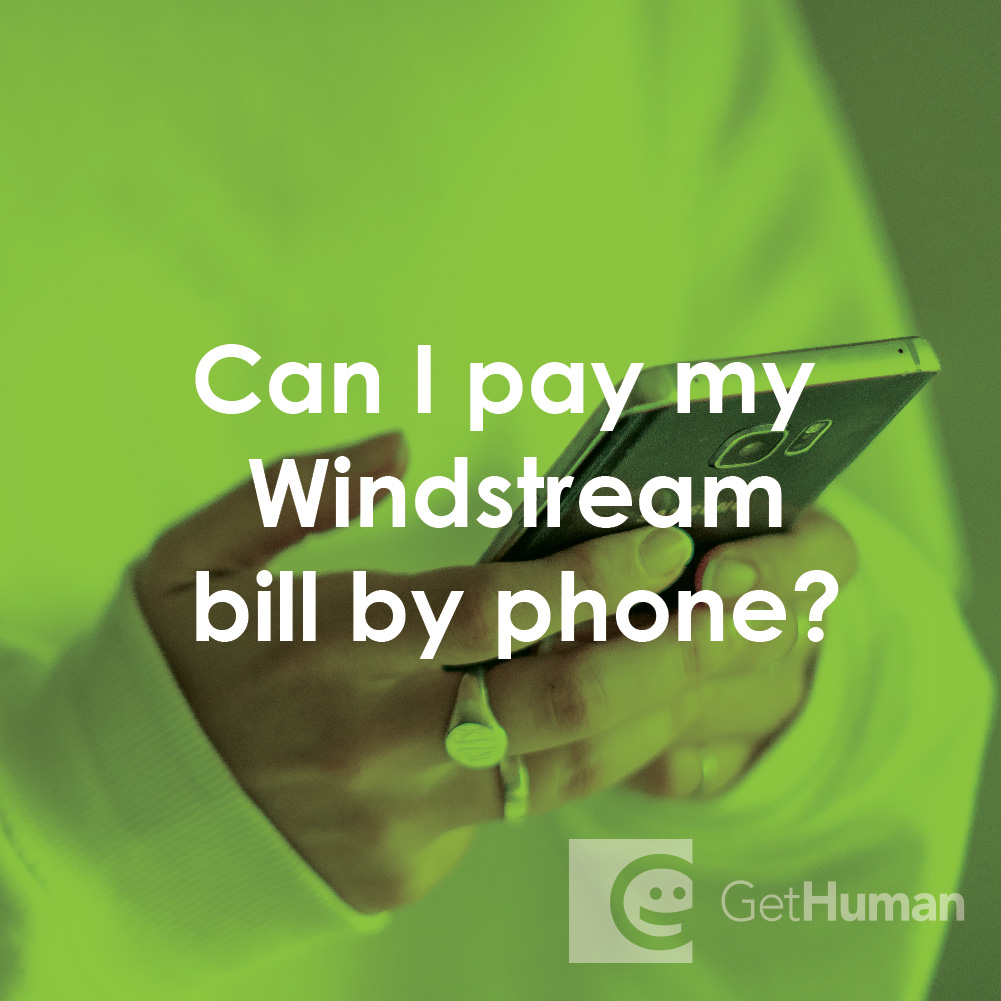 Can I Pay My Windstream Bill by Phone?