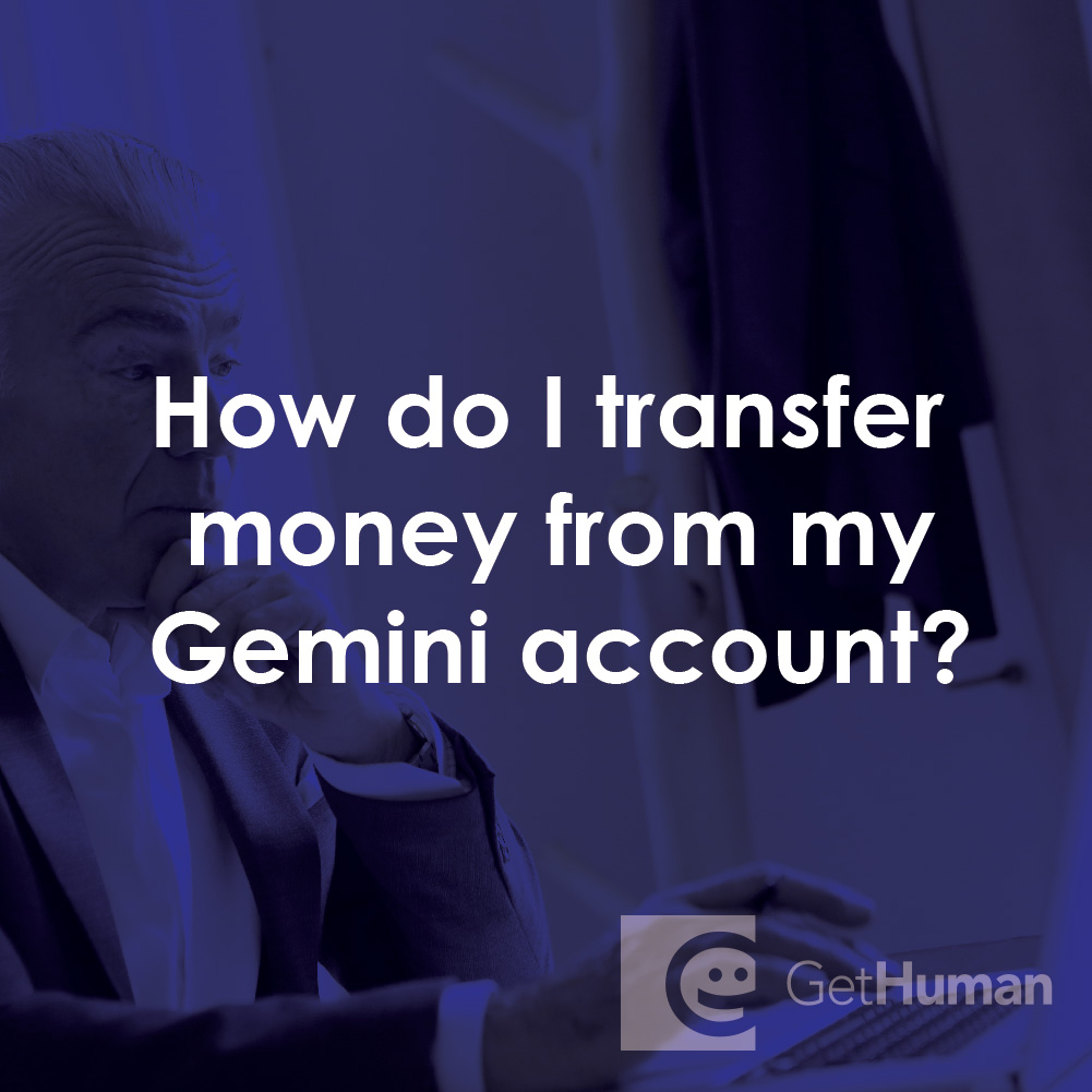 How Do I Transfer Money from My Gemini Account?