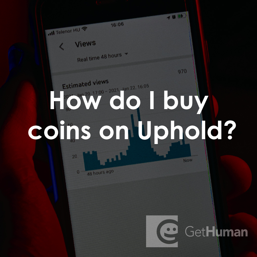 How Do I Buy Coins on Uphold?