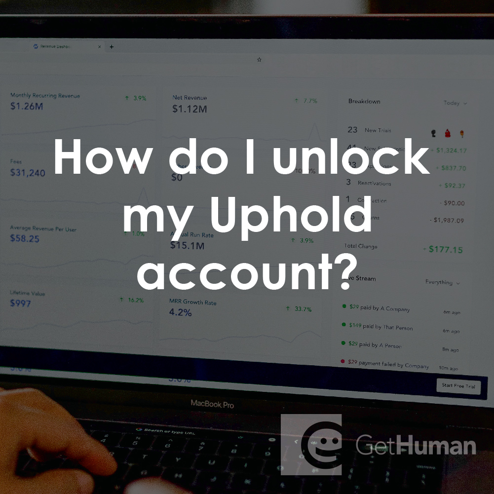 How Do I Unlock My Uphold Account?