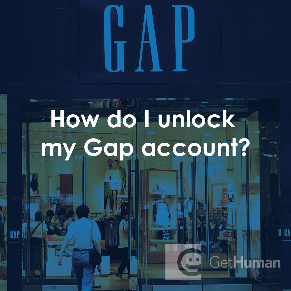 How Do I Unlock My Gap Account?