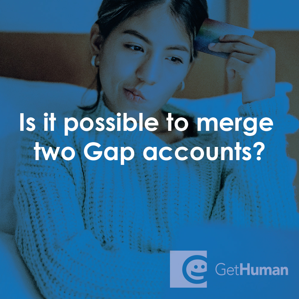 Is It Possible to Merge Two Gap Accounts?