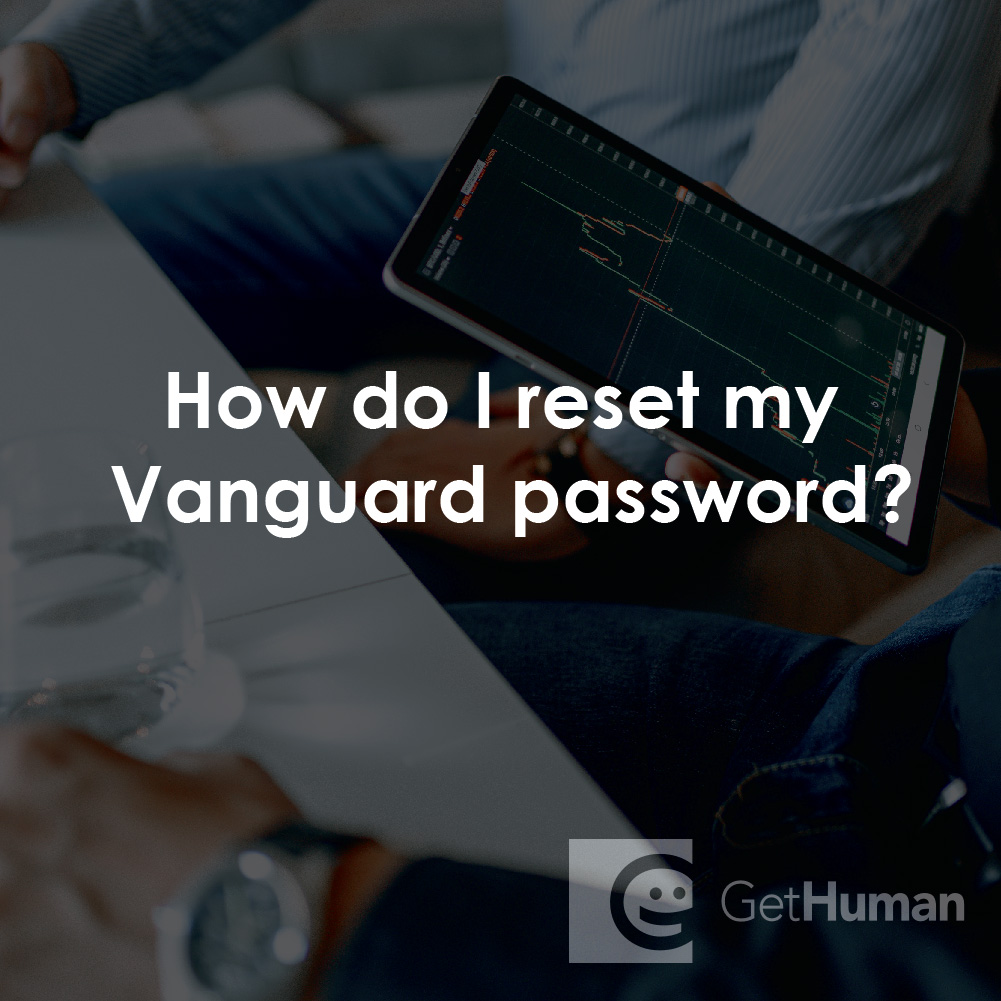 How Do I Reset My Vanguard Password?