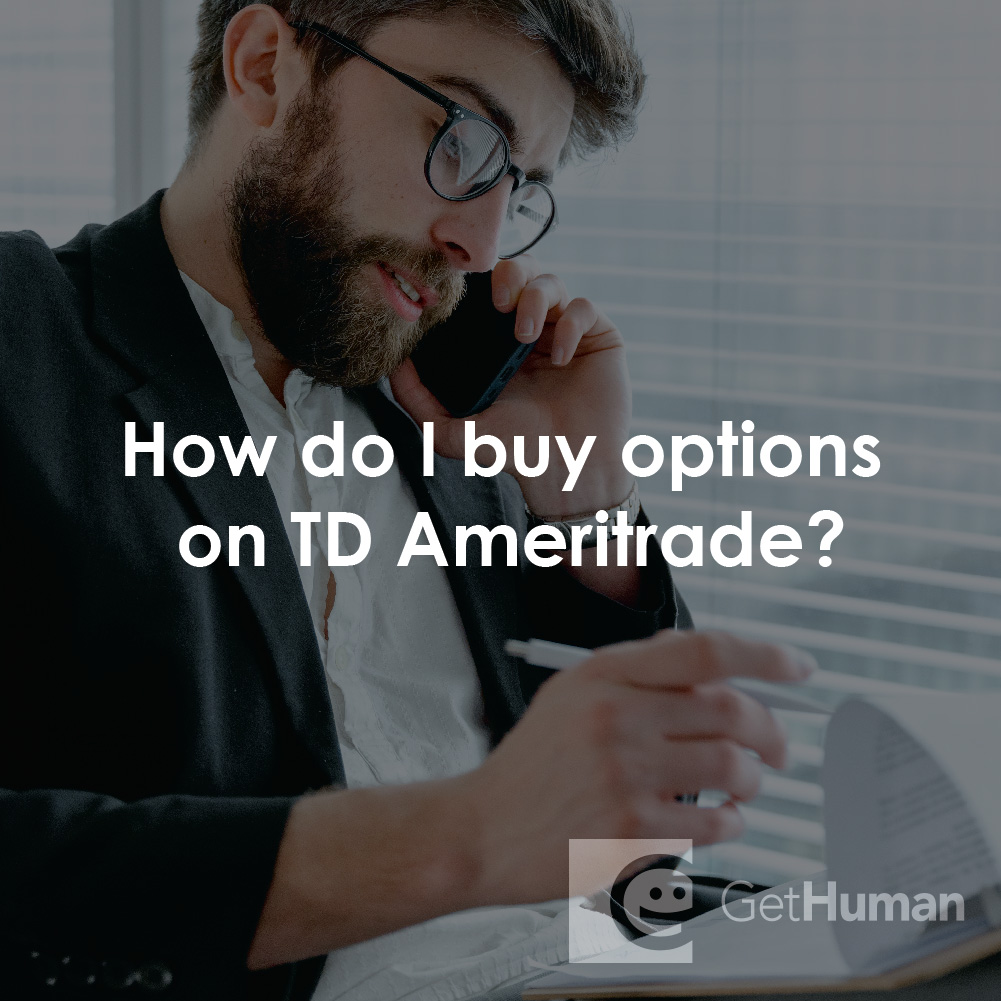 How Do I Buy Options on TD Ameritrade?