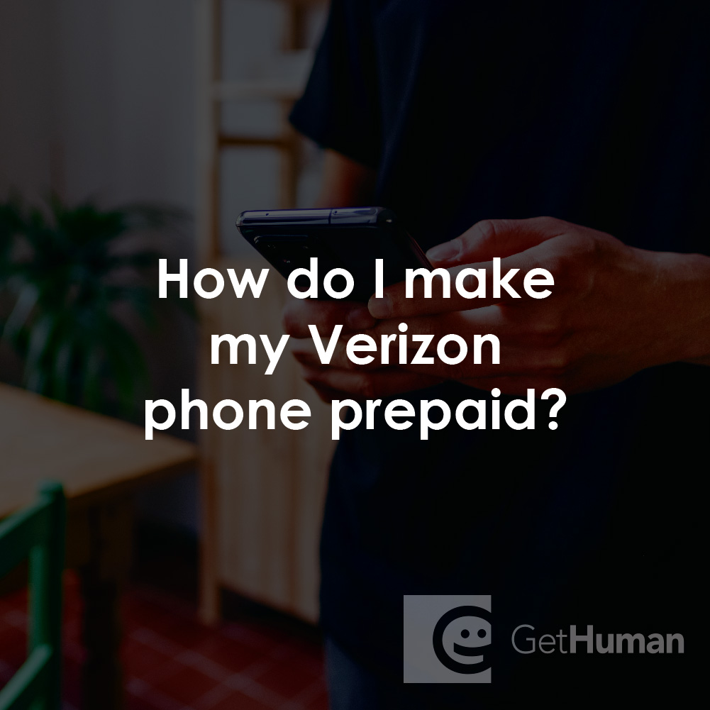 How Do I Make My Verizon Phone Prepaid?