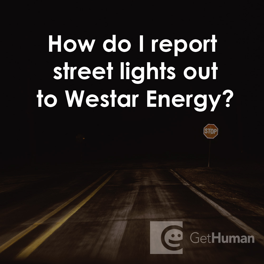 How Do I Report Street Lights Out to Westar Energy?