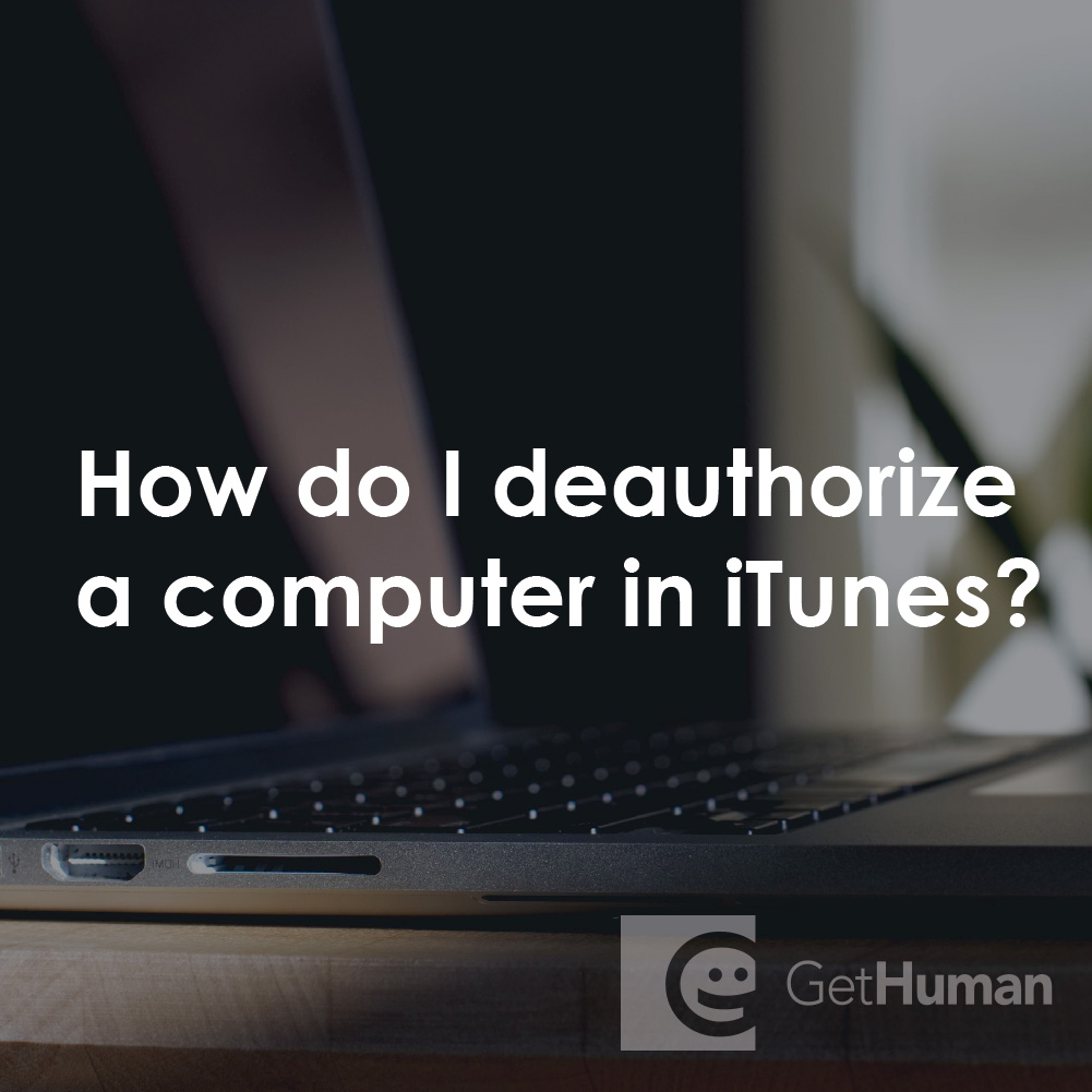 How Do I Deauthorize a Computer in iTunes?