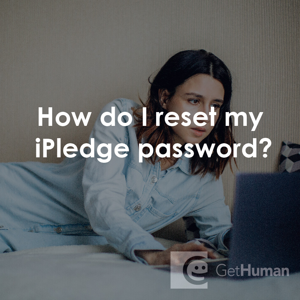 How Do I Reset My iPledge Password?