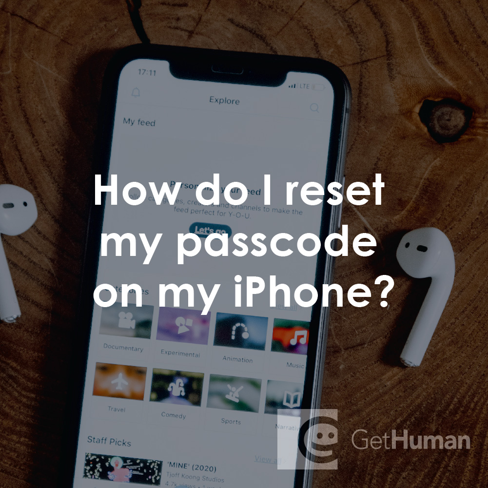 How Do I Reset My Passcode on My Iphone?