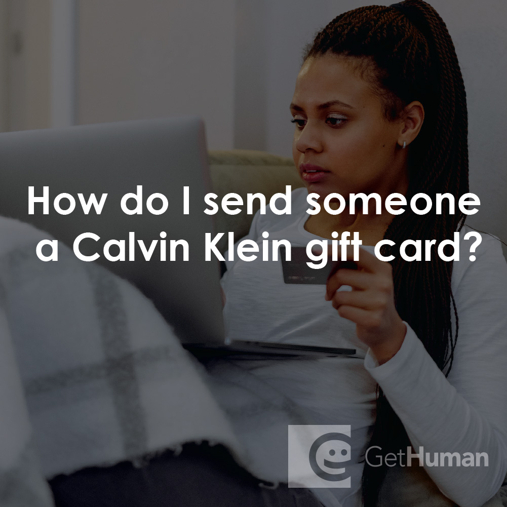 How Do I Send Someone a Calvin Klein Gift Card?