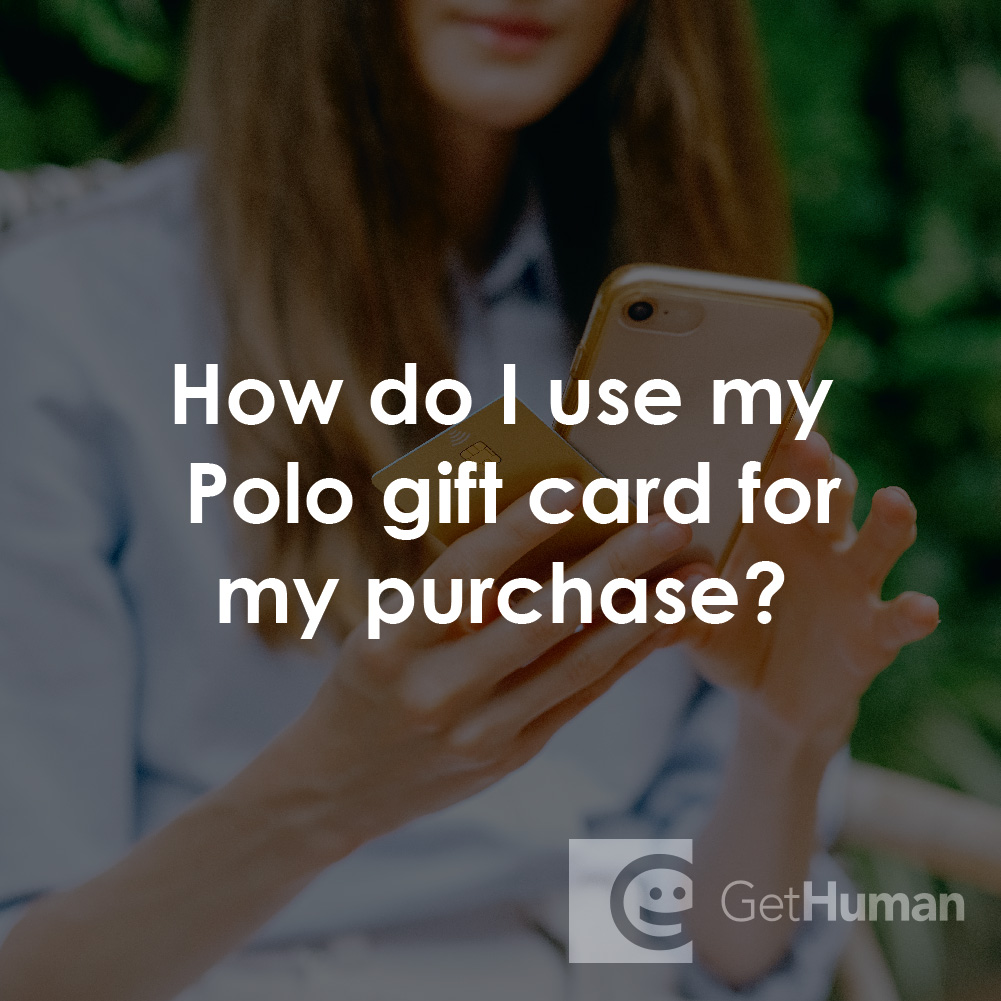 How Do I Use My Polo Gift Card for My Purchase?