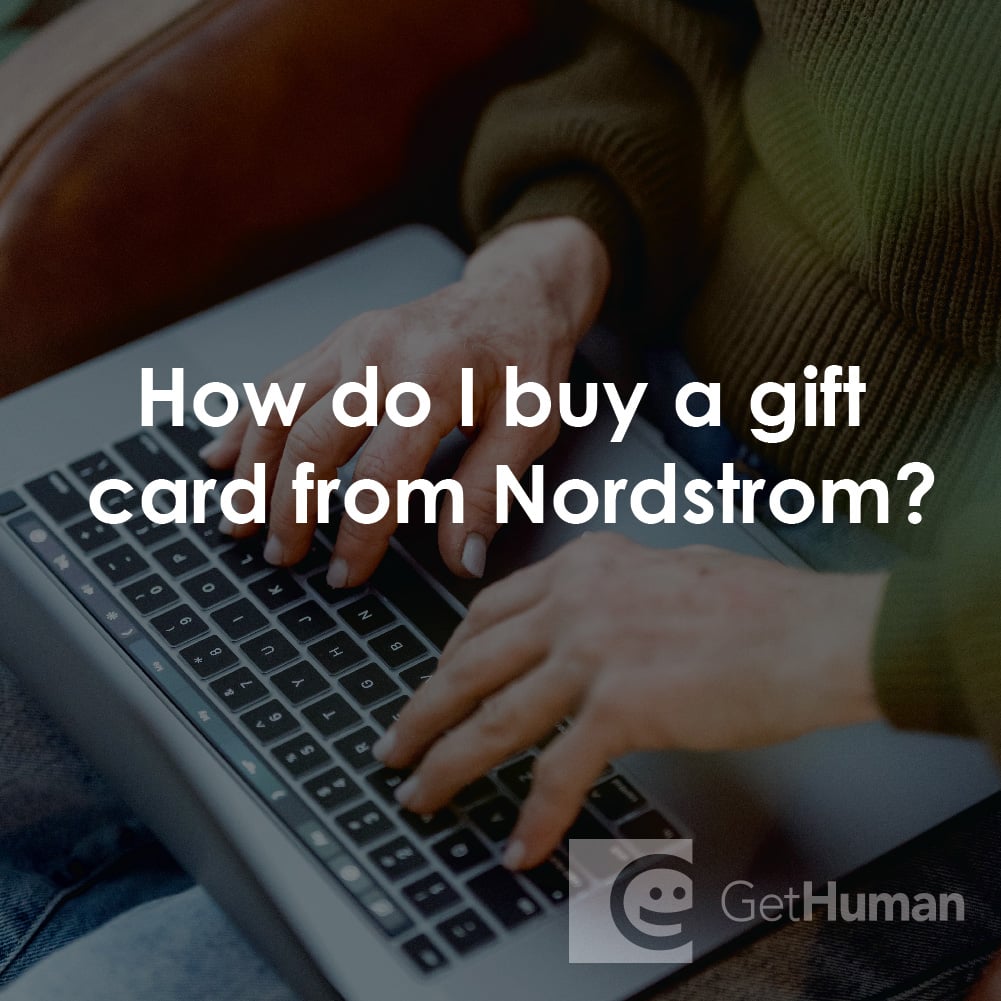 How Do I Buy a Gift Card from Nordstrom?