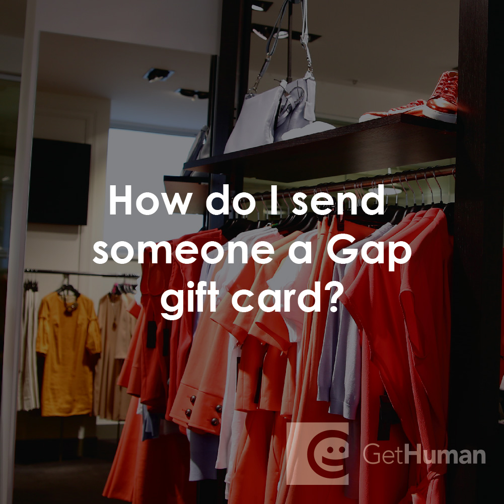 How Do I Send Someone a Gap Gift Card?