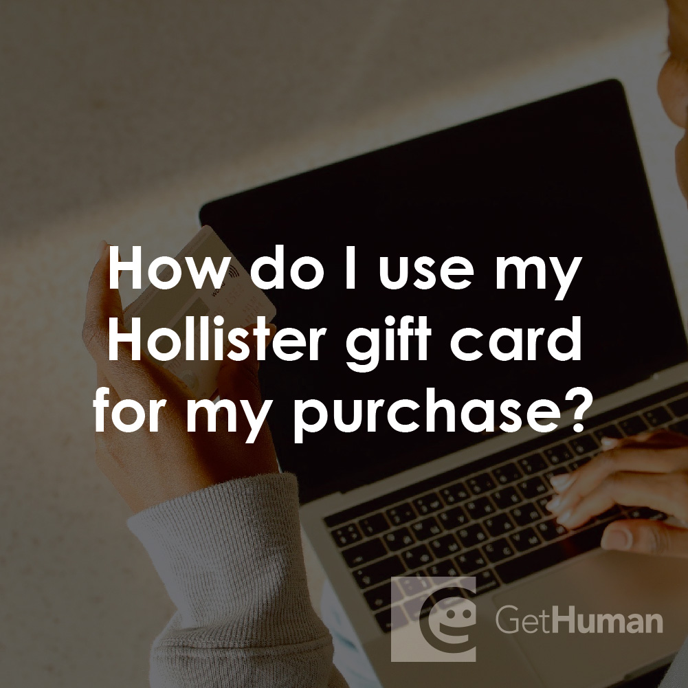 How Do I Use My Hollister Gift Card for My Purchase?