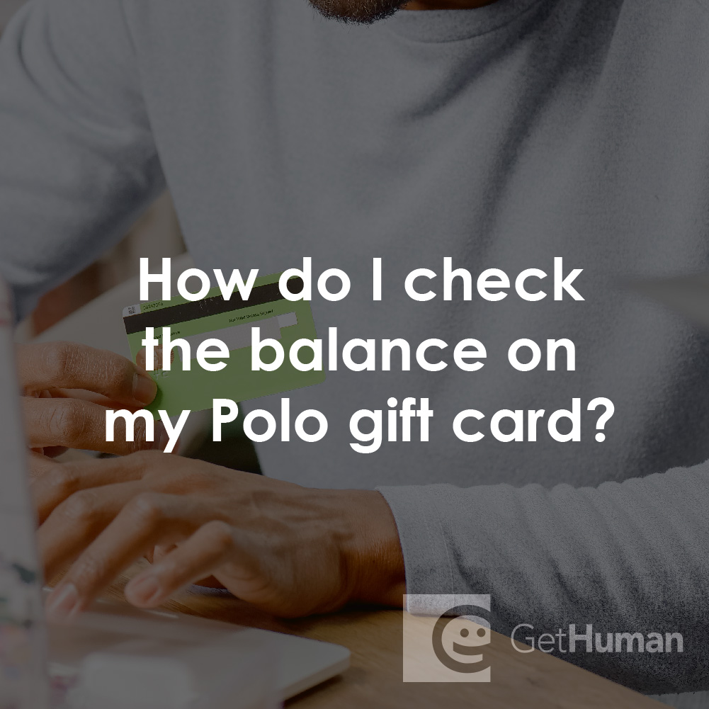 How Do I Check the Balance on My Polo Gift Card?