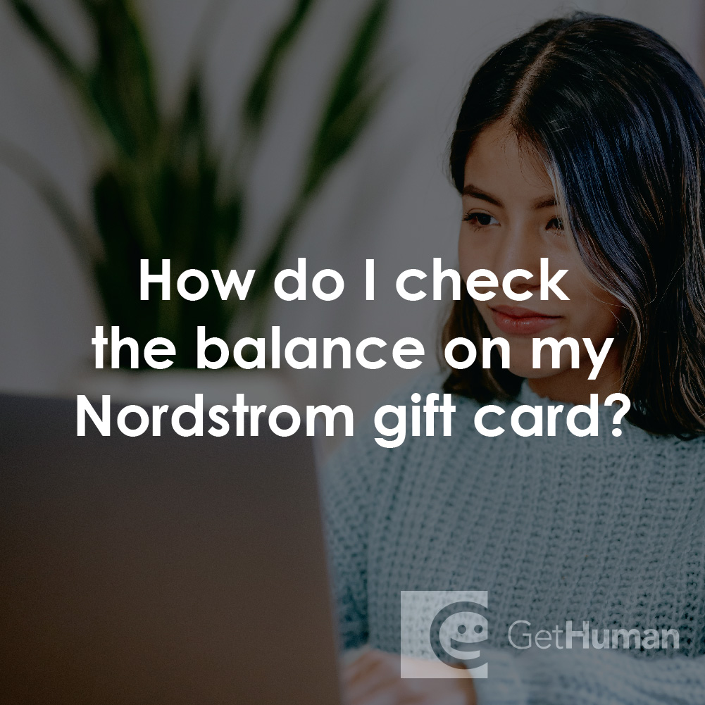 How Do I Check the Balance on My Nordstrom Gift Card?