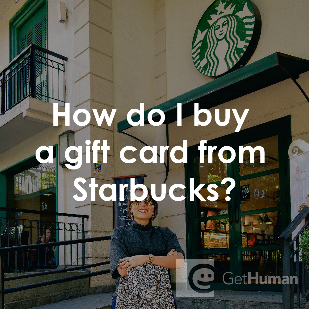 How Do I Buy a Gift Card from Starbucks?