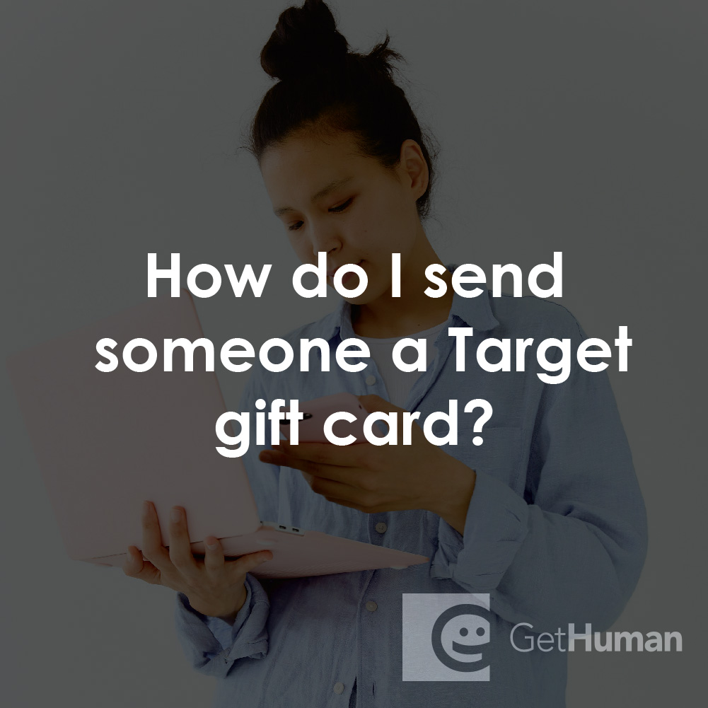 How Do I Send Someone a Target Gift Card?