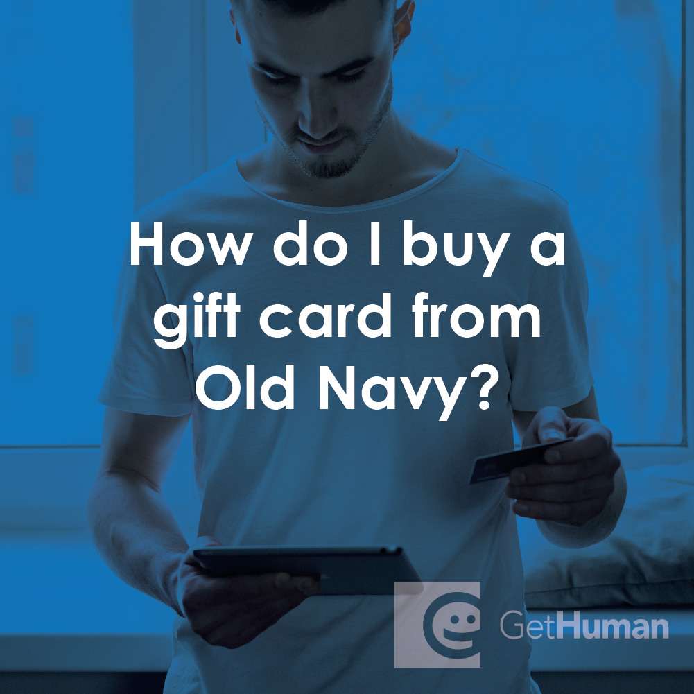 How Do I Buy a Gift Card from Old Navy?