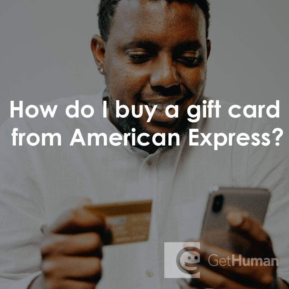 How Do I Buy a Gift Card from American Express?