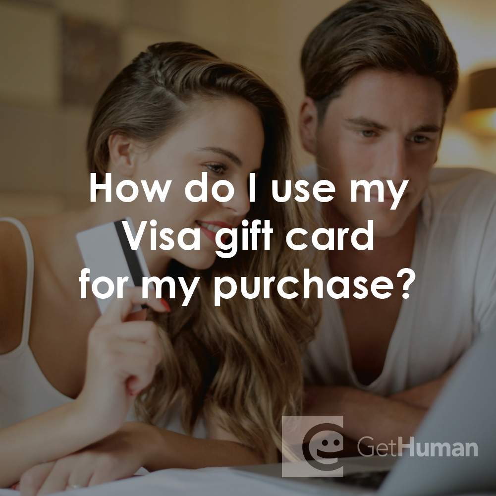 How to Use Your Visa Gift Card to Complete Your Purchase