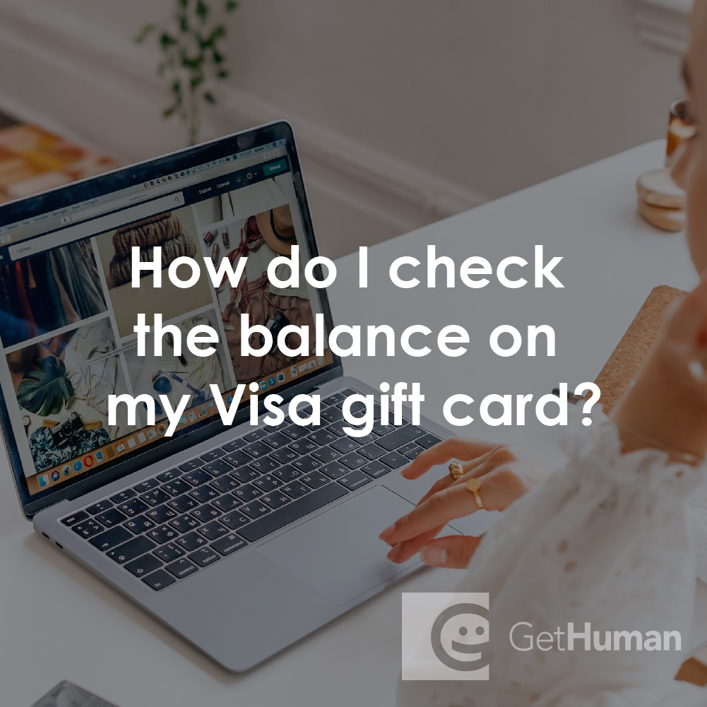How Do I Check the Balance on My Visa Gift Card?