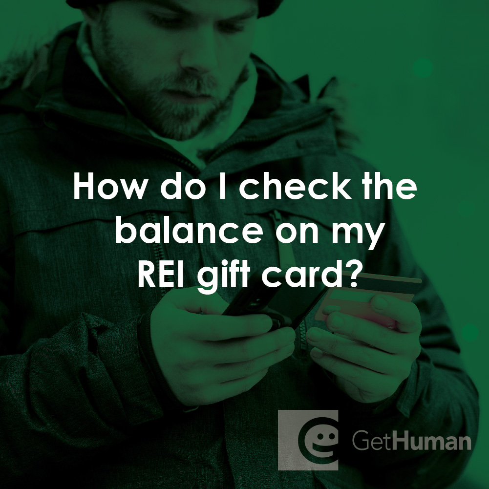 How Do I Check the Balance on My REI Gift Card?