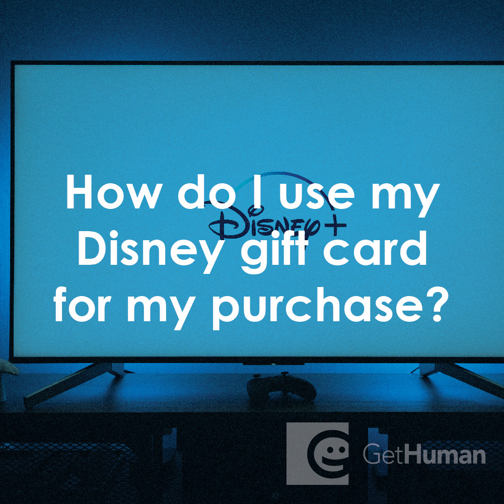 How Do I Use My Disney Gift Card for My Purchase?