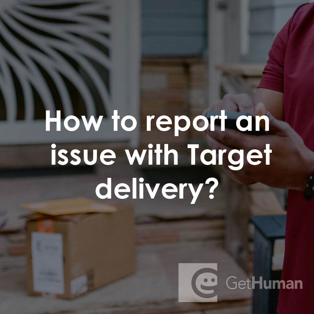 How to Report an Issue with Target Delivery?