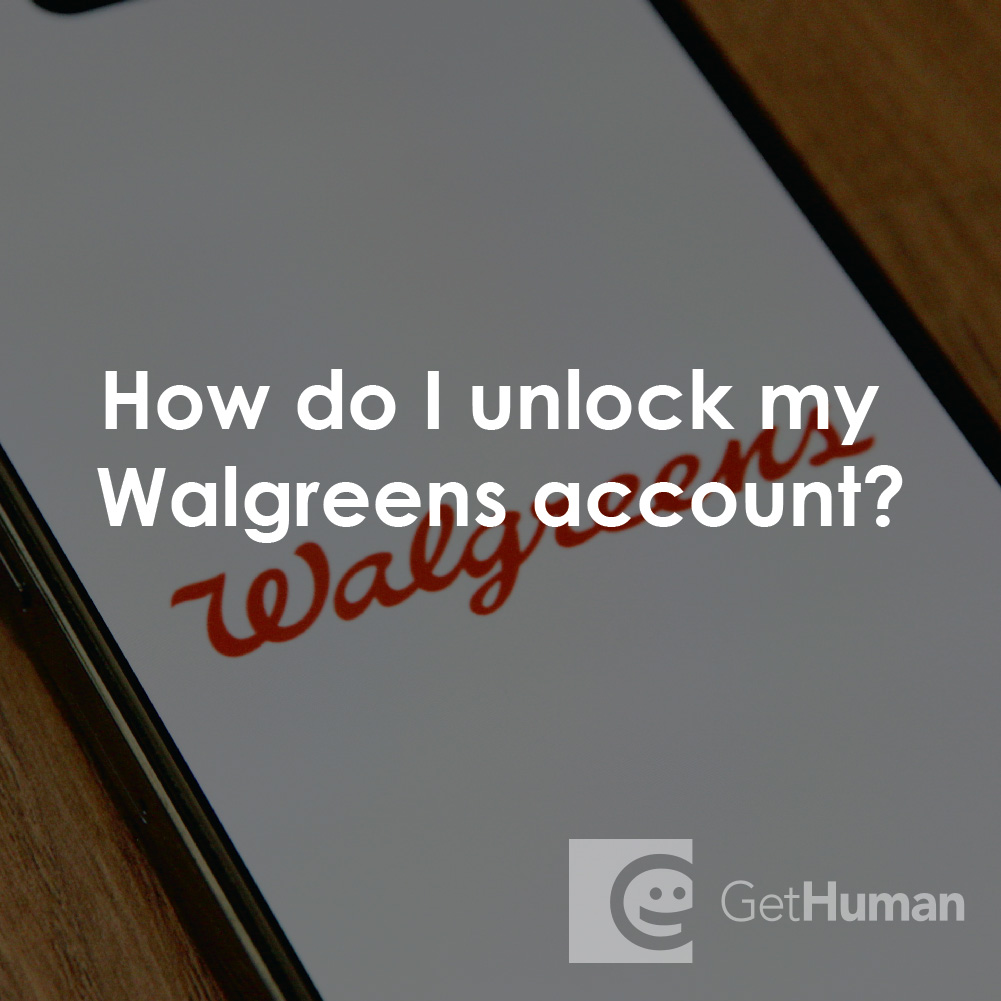 How Do I Unlock My Walgreens Account?