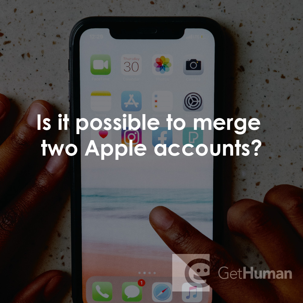 Is It Possible to Merge Two Apple Accounts?