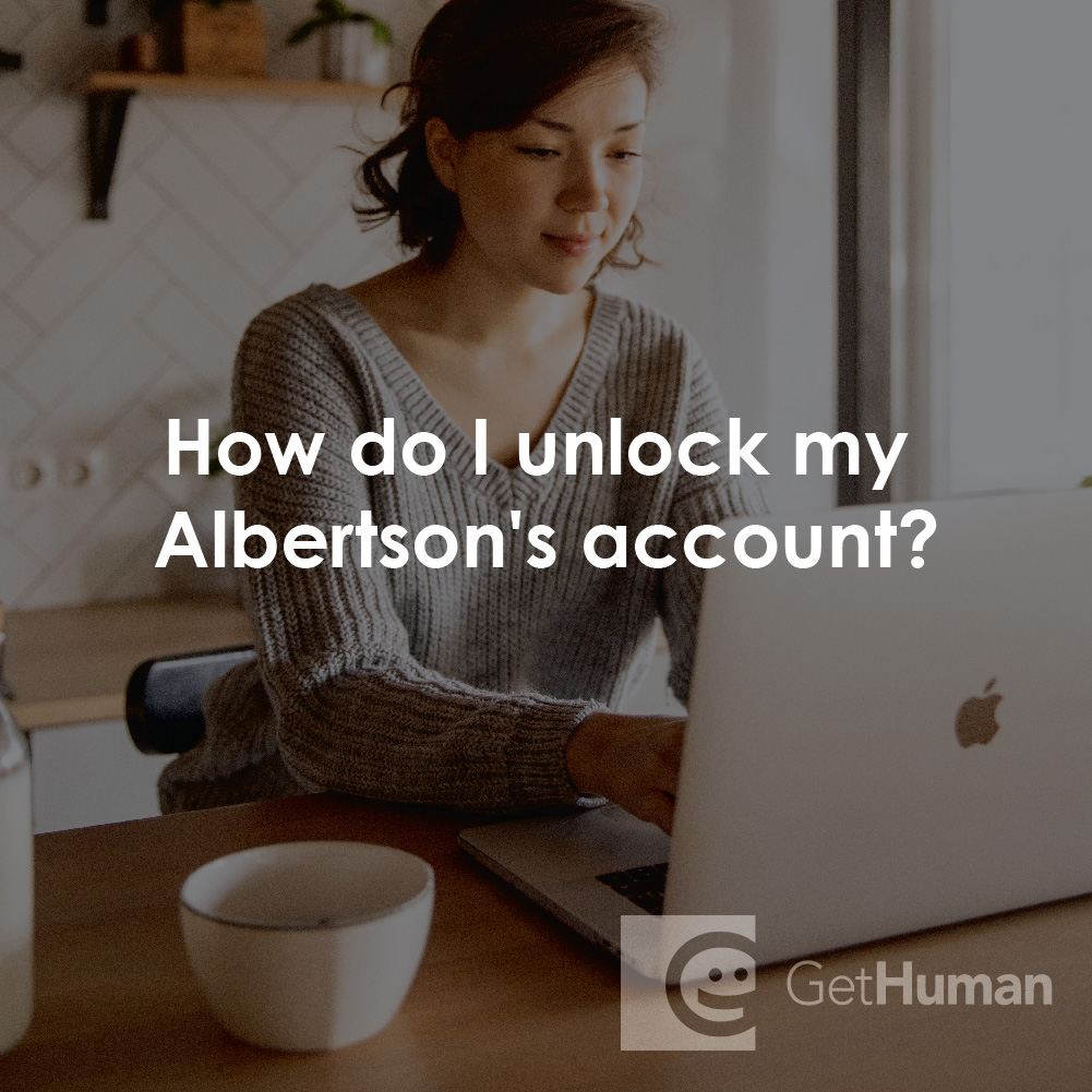 How Do I Unlock My Albertsons Account?
