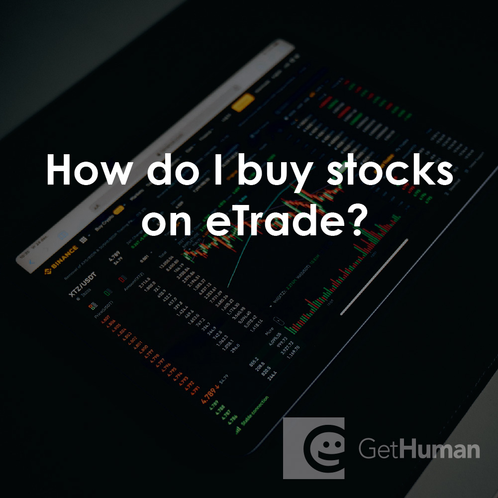 How Do I Buy Stocks on eTrade?