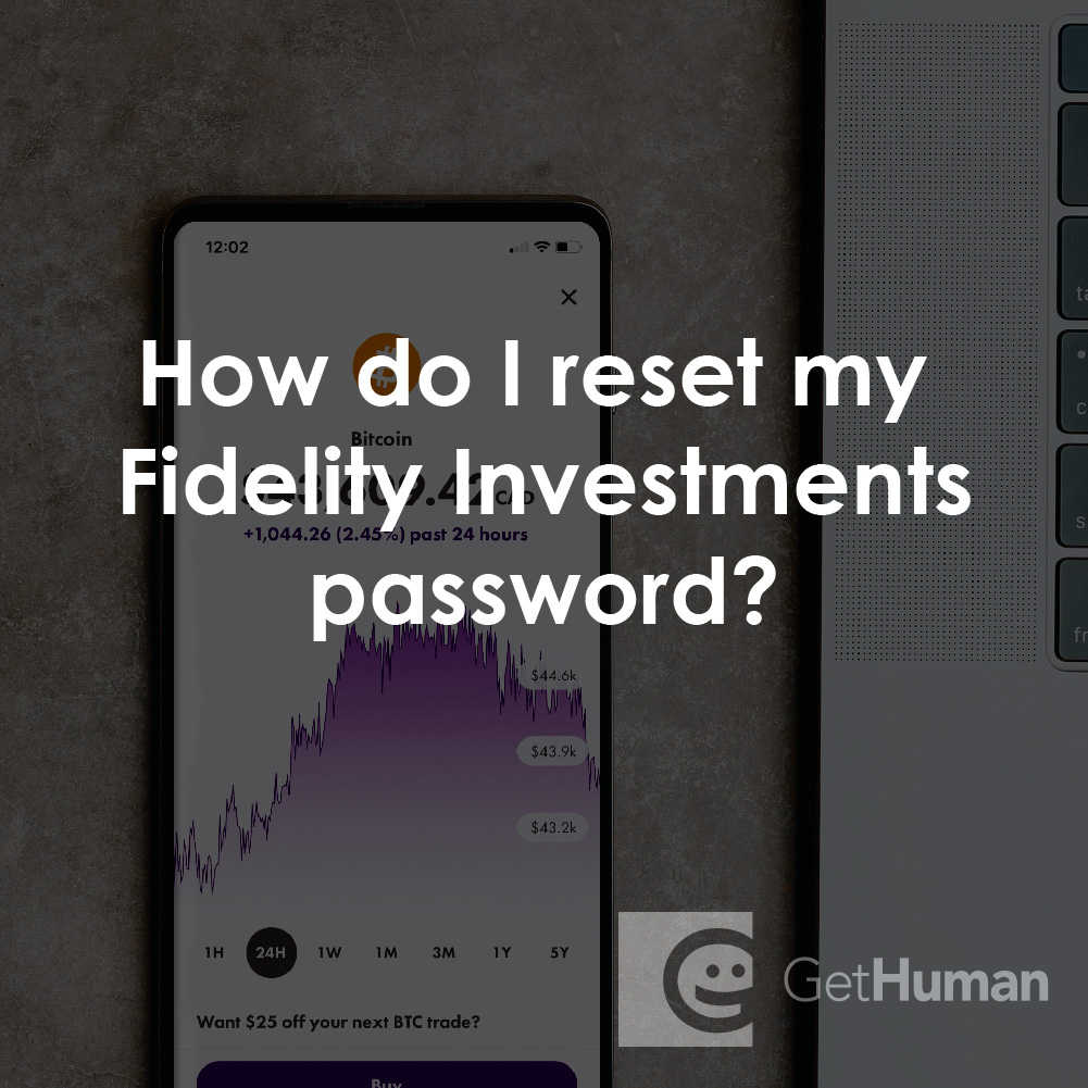 How Do I Reset My Fidelity Investments Password?